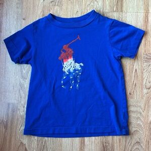 Polo Ralph Lauren Red White Blue T Shirt 3T